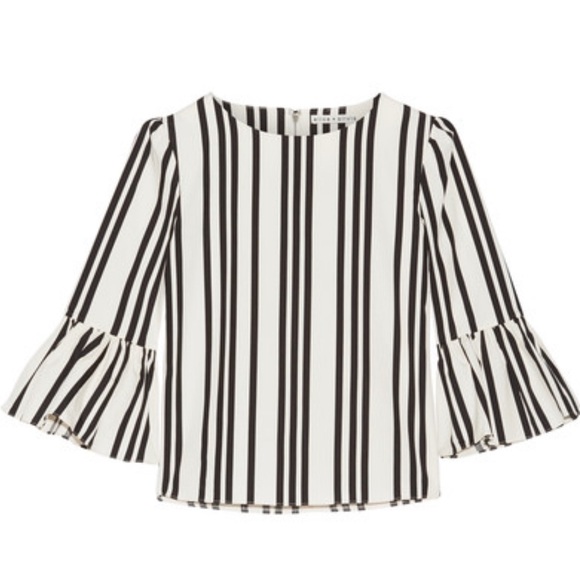 Alice + Olivia ‘Bernice’ variegated top - Picture 9 of 12
